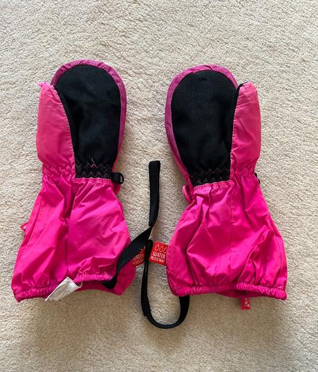 Zimné nepremokavé palčiakové rukavice pre dievč, relax,98