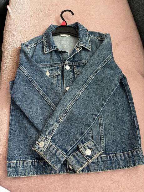 Rifľová bunda h&m, veľ. 140, h&m,140