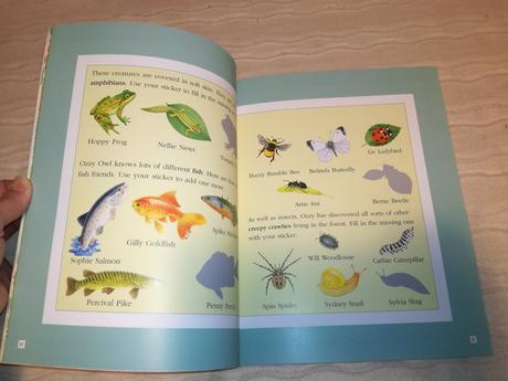 Maurice pledger's ozzy owl sticker book nau20, 