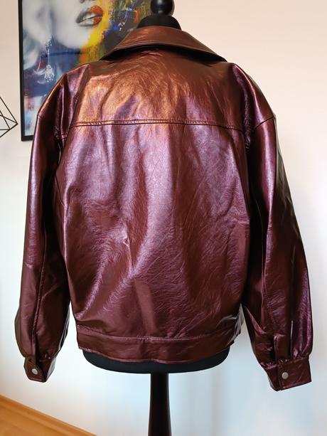 Vínová jesenná bunda, m