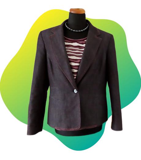 Dámsky blazer, riflové sako nine west, veľ. l, l