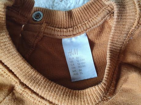 Mikina macko h&m 86, h&m,86