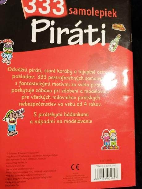 Piráti 333nálepiek + autá, 