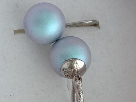 Strieborné náušnice,