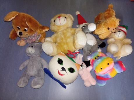 Plysove hracky- vsetko spolu,