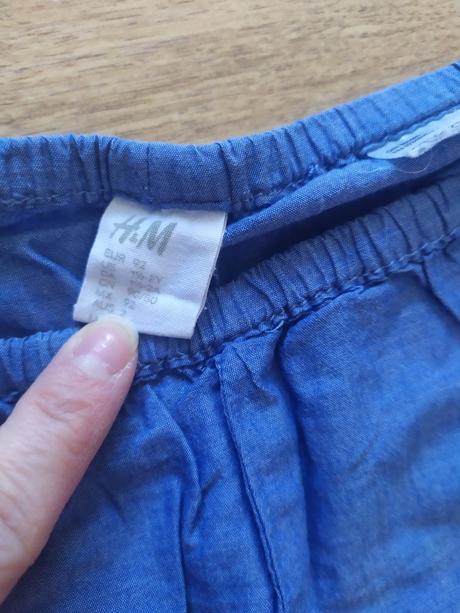 Letne nohavice, h&m,92