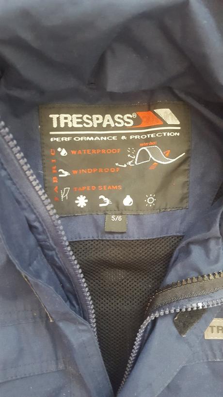 Modrá prechodná bunda na 5-6 rokov, 116