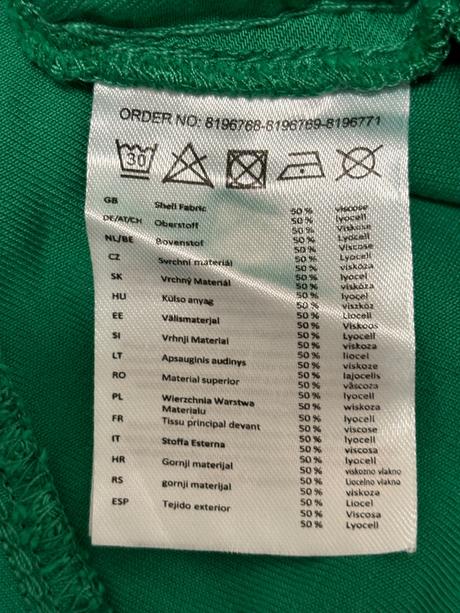 Nohavice zelené, xl