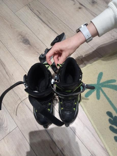 Čierne korčule 2v1 chlapčenské, zealot,29