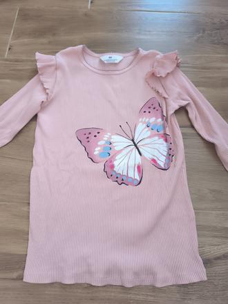 Dievčenské tricko, h&m,134