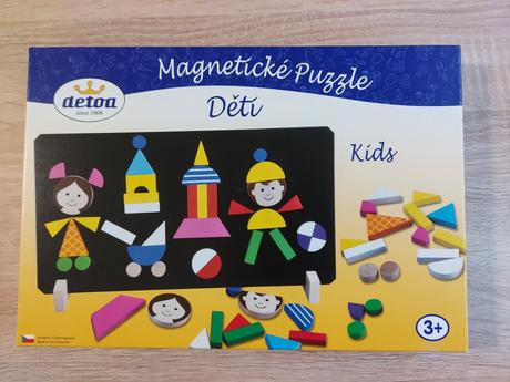 Magnetické puzzle deti, 