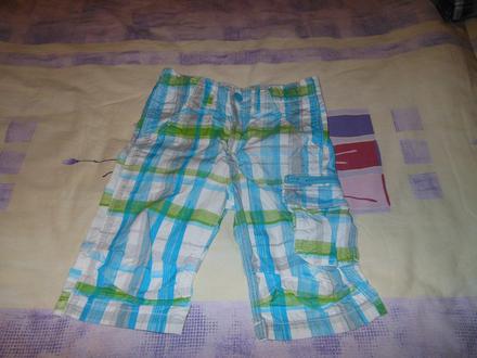 Nenosené kraťasky aj s opaskom h&m 98, h&m,98