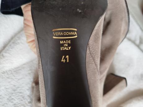 Kožené čižmy vera gomma, 41