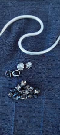 Set spona brošňa náušnice, 