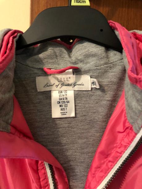 Vetrovka, h&m,122