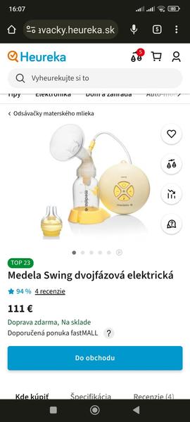 Odsávačka Medela Swing
