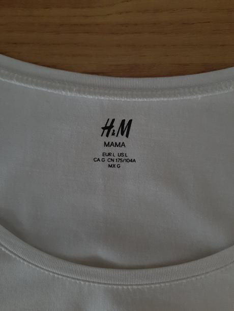 Tehotenské tričko h&m vel.l, h&m,l