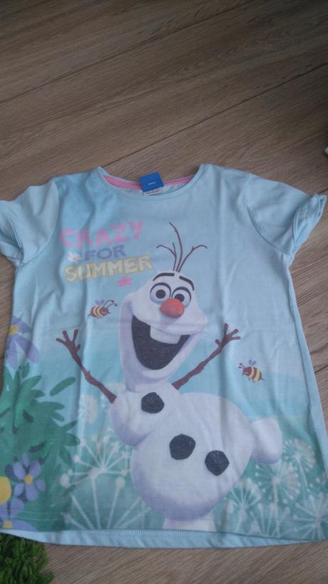 Tričko 2x oblecene , disney,122