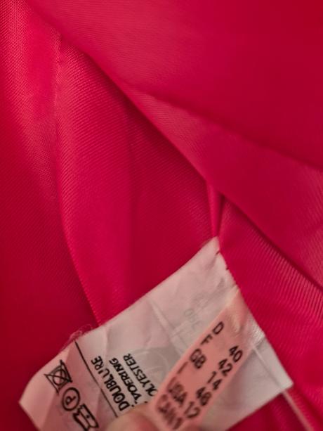 Sako oranžovočervené, 42