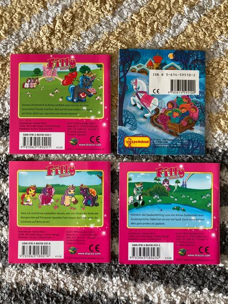 Miniknižky filly 3ks,