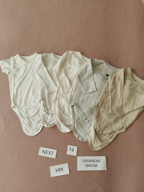 Balík prechodneho oblecenia / zara, next/ 74/80, 68–80