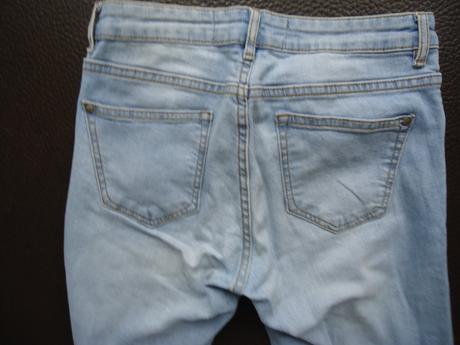 Bledomodré elastické slimky vel.xxs, 32