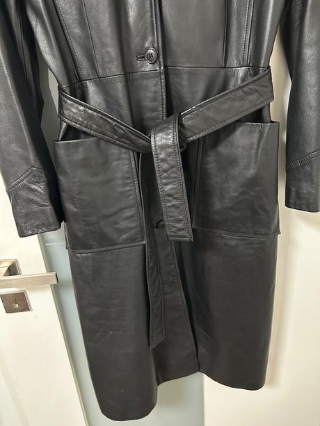 Kabát z pravej kože hennes, m