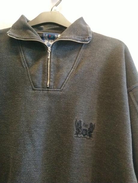 Pánska tmavo sivá mikina s golierom, pro man, xxl, xxl