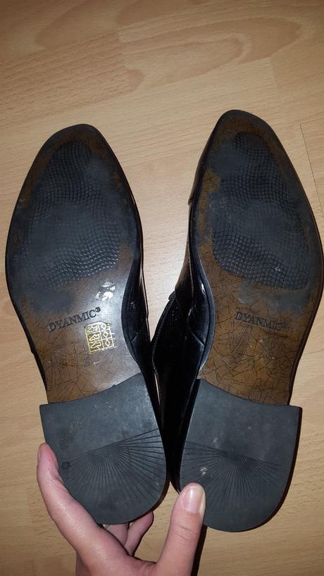 Čierne kožené topánky, 45