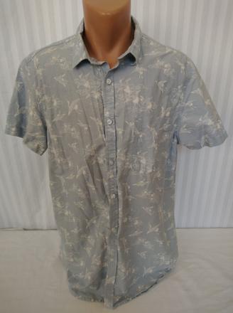 Pánska košeľa s bielym vzorom, cedar wood state, m