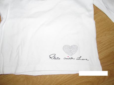 Biele tričko s nápisom pluto, disney,98