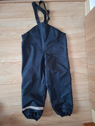 Zateplené nohavice do dažďa 122/128, tcm,128