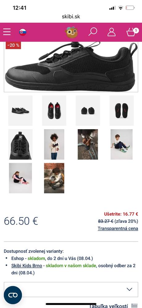 Reima tallustelu barefoot nepremokavé tenisky 35, reima,35