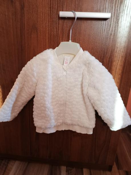 Kožušinová bundička, c&a,68