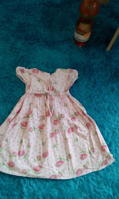 Krásne bavlnené saty, sugar pink,110