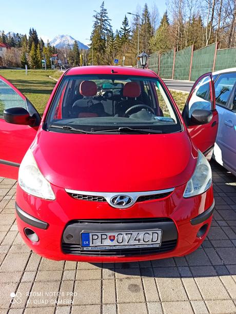 Predám spoľahlivý hyundai i10, hyundai