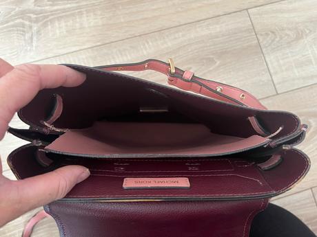 Krasny lososovy batoh michael kors, michael kors