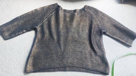 Gaudi zlato modrý pulover, gaudi,l