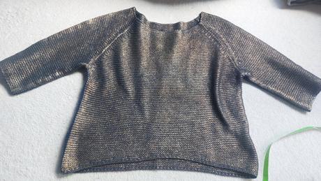 Gaudi zlato modrý pulover, gaudi,l