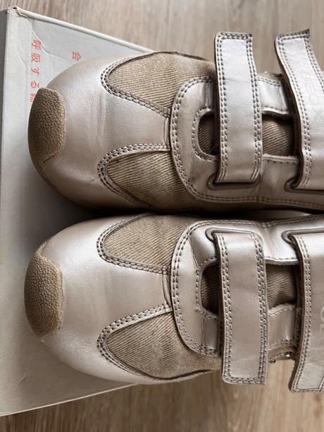 Topánky béžovo-zlaté - málo nosené, geox,37