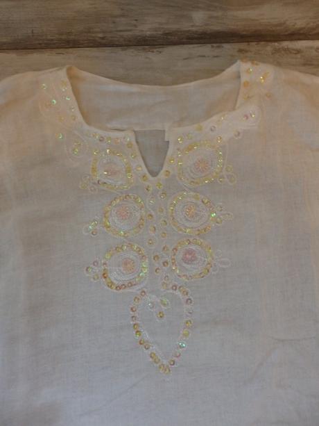 Biela tunika na plavky veľ. l, l