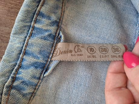 Riflová bunda, denim co,36
