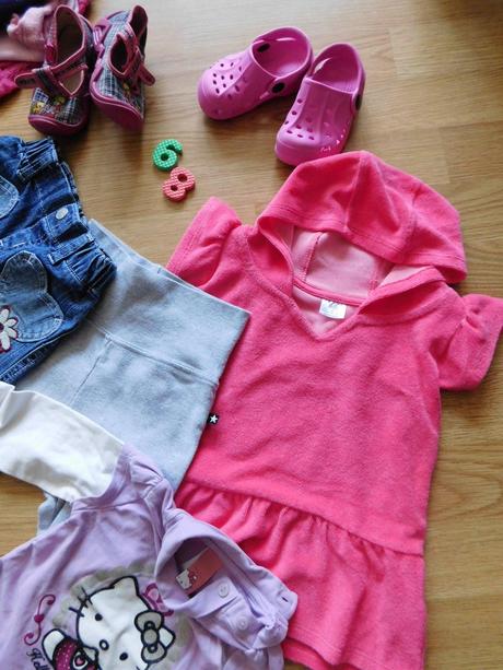 Balíček 68 & papučky & kroksy, 68–80