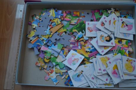 Puzzle princezné - 3puzzle, 1pexeso, 