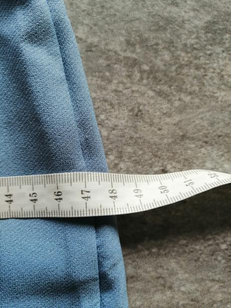 Bledomodré šaty trendyol, v40, s volánmi, 40