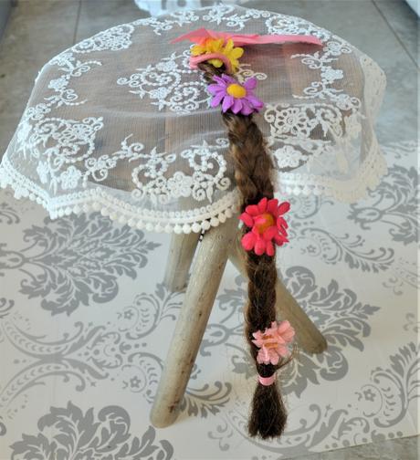 Čelenka na vlasy frozen+gumička vrkoč, 