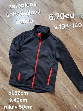 Zateplená softshellová bunda, 134