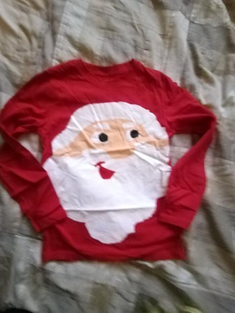 Tričko mikulas, h&m,128