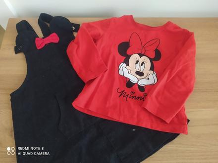 Miinie tričko a sukňa na traky, disney,98
