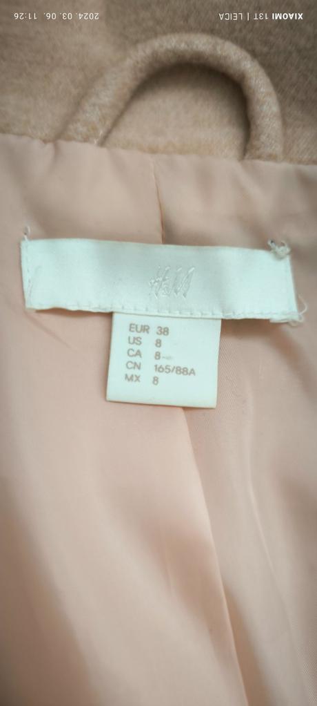 Kabát h&m, h&m,38